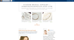 Desktop Screenshot of custombridaljewelry.blogspot.com