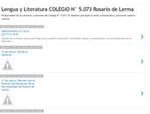 Tablet Screenshot of lenguayliteraturarosario.blogspot.com