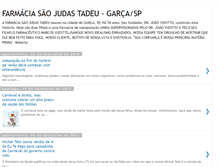 Tablet Screenshot of farmaciasaojudastadeu10.blogspot.com