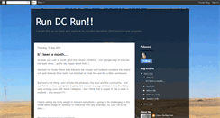 Desktop Screenshot of dcmarathonrunner.blogspot.com