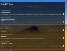 Tablet Screenshot of dcmarathonrunner.blogspot.com
