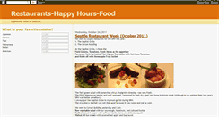 Desktop Screenshot of foodinseattle.blogspot.com