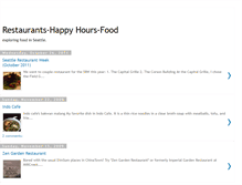 Tablet Screenshot of foodinseattle.blogspot.com
