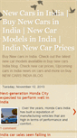 Mobile Screenshot of new-carsindia.blogspot.com