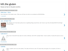 Tablet Screenshot of killthegluten.blogspot.com