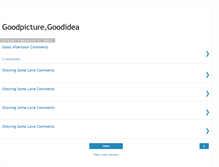 Tablet Screenshot of goodpicturegoodidea.blogspot.com