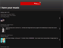 Tablet Screenshot of ihaveyourmusic.blogspot.com