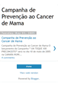 Mobile Screenshot of campanhadecancer.blogspot.com