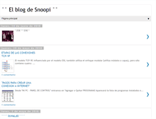 Tablet Screenshot of elblogdesnoopi.blogspot.com