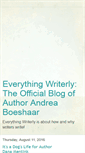 Mobile Screenshot of everythingwriterly.blogspot.com