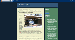 Desktop Screenshot of build-your-shed.blogspot.com