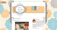 Desktop Screenshot of kimsscrappyspace.blogspot.com