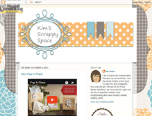 Tablet Screenshot of kimsscrappyspace.blogspot.com