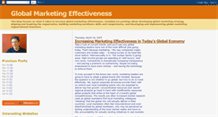 Desktop Screenshot of globalmarketingeffectiveness.blogspot.com