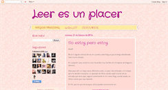 Desktop Screenshot of leer-es-un-placer.blogspot.com