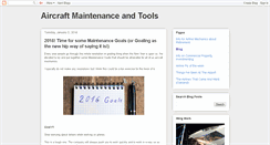 Desktop Screenshot of aircraftmaintenanceandtools.blogspot.com