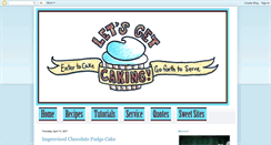 Desktop Screenshot of letsgetcaking.blogspot.com