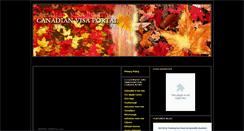 Desktop Screenshot of canadianvisas.blogspot.com