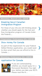 Mobile Screenshot of canadianvisas.blogspot.com