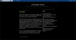 Desktop Screenshot of chickrice.blogspot.com