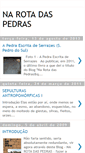 Mobile Screenshot of narotadaspedras.blogspot.com