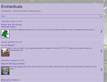 Tablet Screenshot of enchanticals.blogspot.com