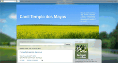 Desktop Screenshot of caniltemplodosmayas.blogspot.com