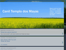 Tablet Screenshot of caniltemplodosmayas.blogspot.com