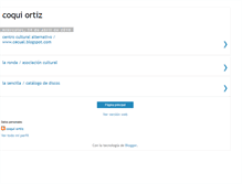Tablet Screenshot of coquiortiz.blogspot.com