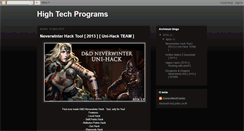 Desktop Screenshot of hitechprogs.blogspot.com