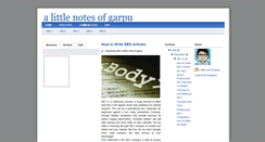 Desktop Screenshot of garpu-notes.blogspot.com