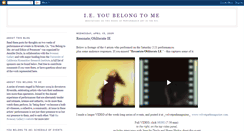 Desktop Screenshot of ieyoubelongtome.blogspot.com