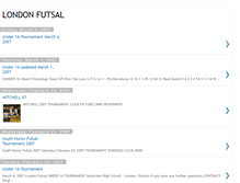 Tablet Screenshot of londonfutsal.blogspot.com