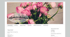 Desktop Screenshot of blomsterhornan.blogspot.com