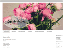 Tablet Screenshot of blomsterhornan.blogspot.com