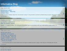 Tablet Screenshot of informatica-support.blogspot.com