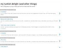Tablet Screenshot of my-turkish-delight.blogspot.com