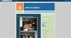 Desktop Screenshot of carlaonbonaire.blogspot.com