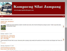 Tablet Screenshot of kampoengsilat.blogspot.com