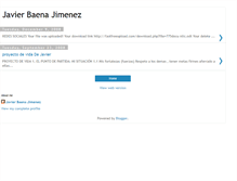 Tablet Screenshot of javierbaenajimenez.blogspot.com