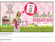 Tablet Screenshot of nicholecreates.blogspot.com