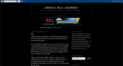 Desktop Screenshot of gwens-wls-journey.blogspot.com