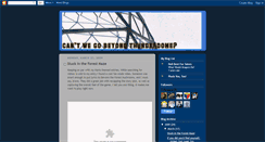 Desktop Screenshot of cantwegobeyondthunderdome.blogspot.com
