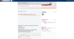Desktop Screenshot of indotechengineers.blogspot.com