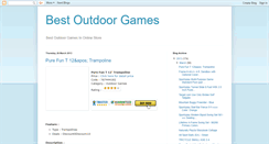 Desktop Screenshot of bestoutdoorgames.blogspot.com