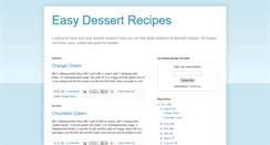 Desktop Screenshot of easy-dessertrecipes.blogspot.com