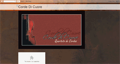 Desktop Screenshot of cordedicuore.blogspot.com