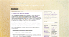 Desktop Screenshot of creditos-personales.blogspot.com