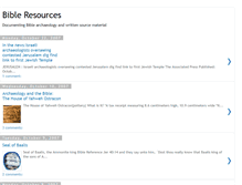 Tablet Screenshot of bibleresources.blogspot.com