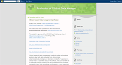 Desktop Screenshot of clindatamanager.blogspot.com